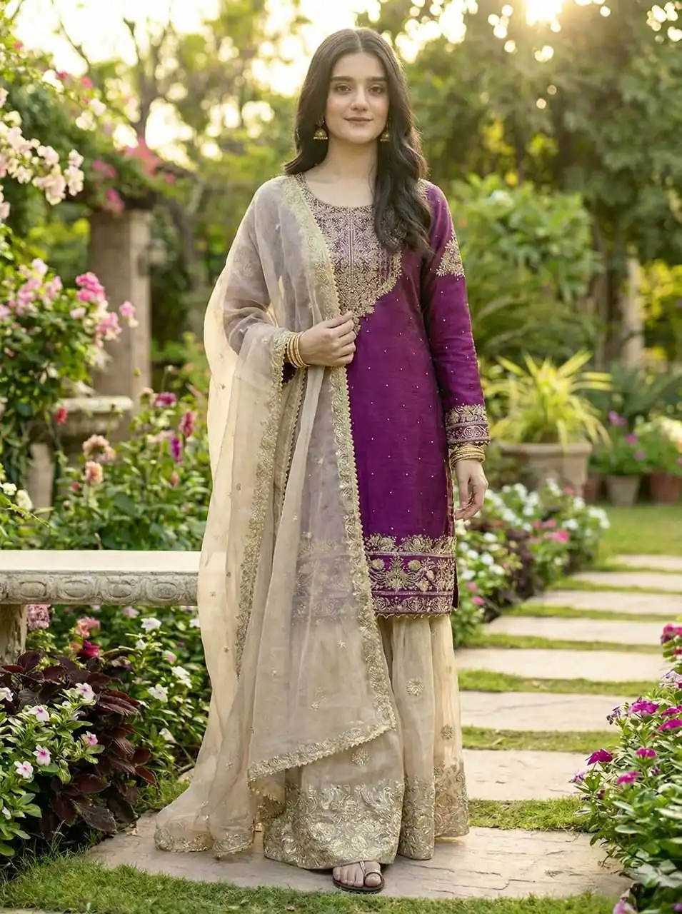 SR 1694 Purple Organza Silk Salwar Suit with Embroidery Work & Lace Work. Exclusive Offer ₹1999. Delivery 4-6 Working Days. Shop now. | Casual Suits, Jump Suits, Creative suits, Designer Suits, Palazzo Suits, Party Wear Suits, Patiala Suits, Salwar suit, Straight Suits