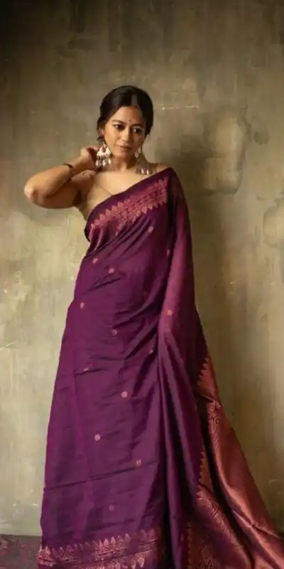 KP 6012 Purple in Soft Lichi Silk Lace Border & Lace Work Saree . Available at ₹1399 only. Delivery 4-6 Working Days. Shop now. | Creative Sarees, Bollywood Sarees, Designer Sarees, Embroidered Sarees, Ethnic Saree, Modern Digital sarees, Party Wear Sarees, Sarees