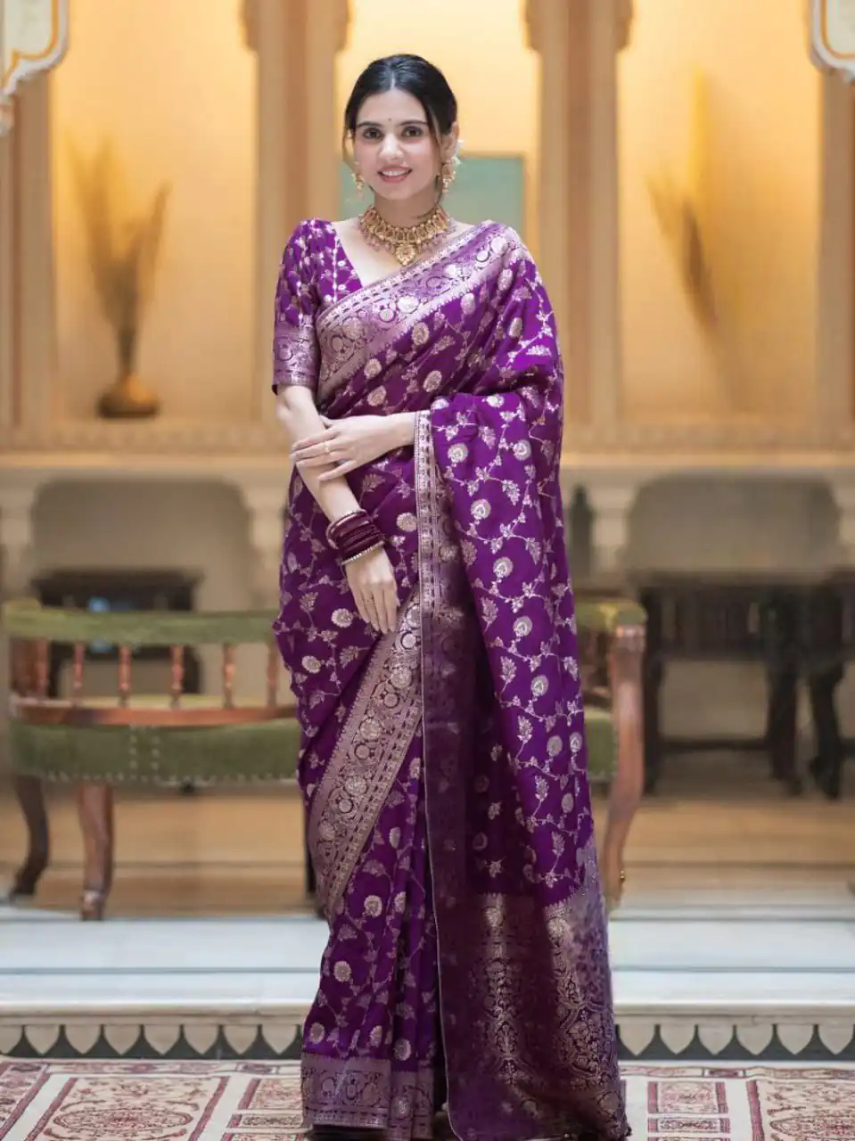 KPR 208 Purple in Color Soft Lichi Silk Designer Work Saree . Available at ₹1399 only. Delivery 4-6 Working Days. Shop now. | Creative Sarees, Bollywood Sarees, Designer Sarees, Embroidered Sarees, Ethnic Saree, Modern Digital sarees, Party Wear Sarees, Sarees