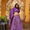 LNB 1201 Purple Tasar Silk Lehenga Choli Perfect for Wedding, Party, Traditional Day, Sangeet, Housewarming – . Introductory Price ₹2499. Delivery 4- | Bollywood Lehenga, Creative Lehenga, Designer Lehenga, Embroidered Lehenga, Lehenga, Party Wear Lehenga