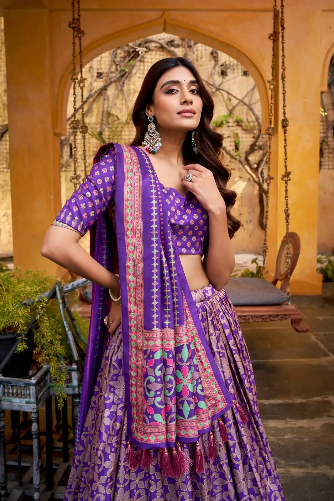 LNB 1201 Purple Tasar Silk Lehenga Choli Perfect for Wedding, Party, Traditional Day, Sangeet, Housewarming – . Introductory Price ₹2499. Delivery 4- | Bollywood Lehenga, Creative Lehenga, Designer Lehenga, Embroidered Lehenga, Lehenga, Party Wear Lehenga