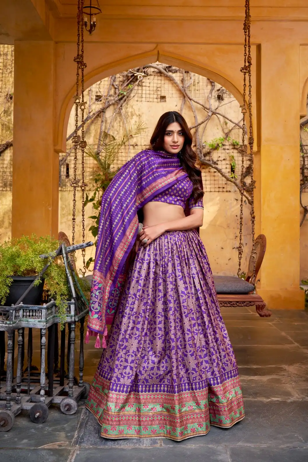 LNB 1201 Purple Tasar Silk Lehenga Choli Perfect for Wedding, Party, Traditional Day, Sangeet, Housewarming – . Introductory Price ₹2499. Delivery 4- | Bollywood Lehenga, Creative Lehenga, Designer Lehenga, Embroidered Lehenga, Lehenga, Party Wear Lehenga