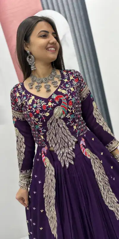 PC 528 Purple Color Vichitra Sequence Work Lehenga Choli Designer Work. Grab it for ₹2649. Delivery 4-6 Working Days. Shop now. | Bollywood Lehenga, Creative Lehenga, Designer Lehenga, Embroidered Lehenga, Lehenga, Party Wear Lehenga