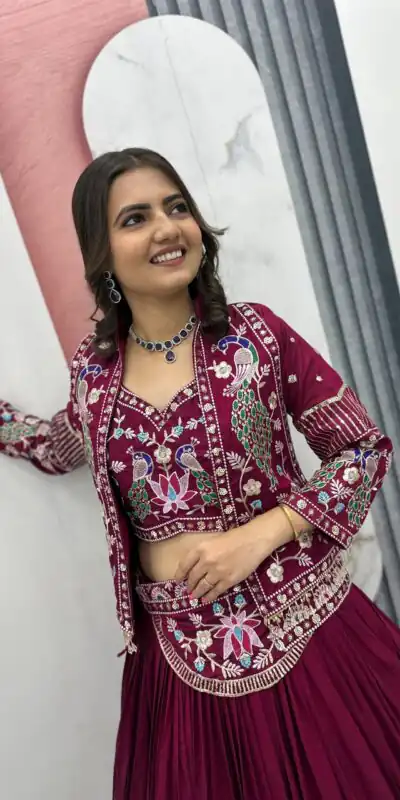 PC 559 Rani Pink Vichitra Silk Lehenga Choli. Perfect for Wedding, Party, Eid, Temple Visit, Mehendi – Affordable Price ₹3149. Delivery 4-6 Working Day | Bollywood Lehenga, Creative Lehenga, Designer Lehenga, Embroidered Lehenga, Lehenga, Party Wear Lehenga