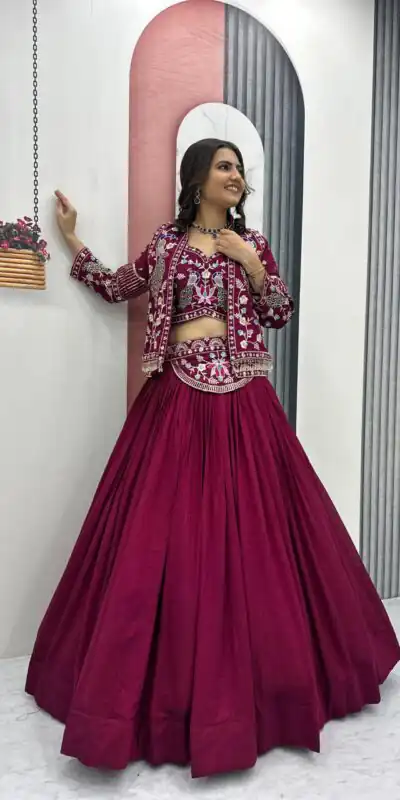 PC 559 Rani Pink Vichitra Silk Lehenga Choli. Perfect for Wedding, Party, Eid, Temple Visit, Mehendi – Affordable Price ₹3149. Delivery 4-6 Working Day | Bollywood Lehenga, Creative Lehenga, Designer Lehenga, Embroidered Lehenga, Lehenga, Party Wear Lehenga