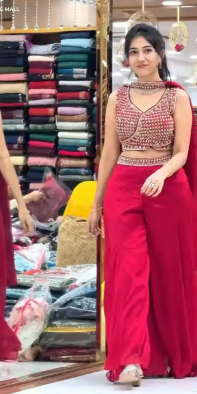 BB 46 Red Banglory Silk Salwar Suit with Sequins Work & Embroidery Work. Introductory Price ₹1899. Delivery 4-6 Working Days. Shop now. | Casual Suits, Jump Suits, Creative suits, Designer Suits, Palazzo Suits, Party Wear Suits, Patiala Suits, Salwar suit, Straight Suits