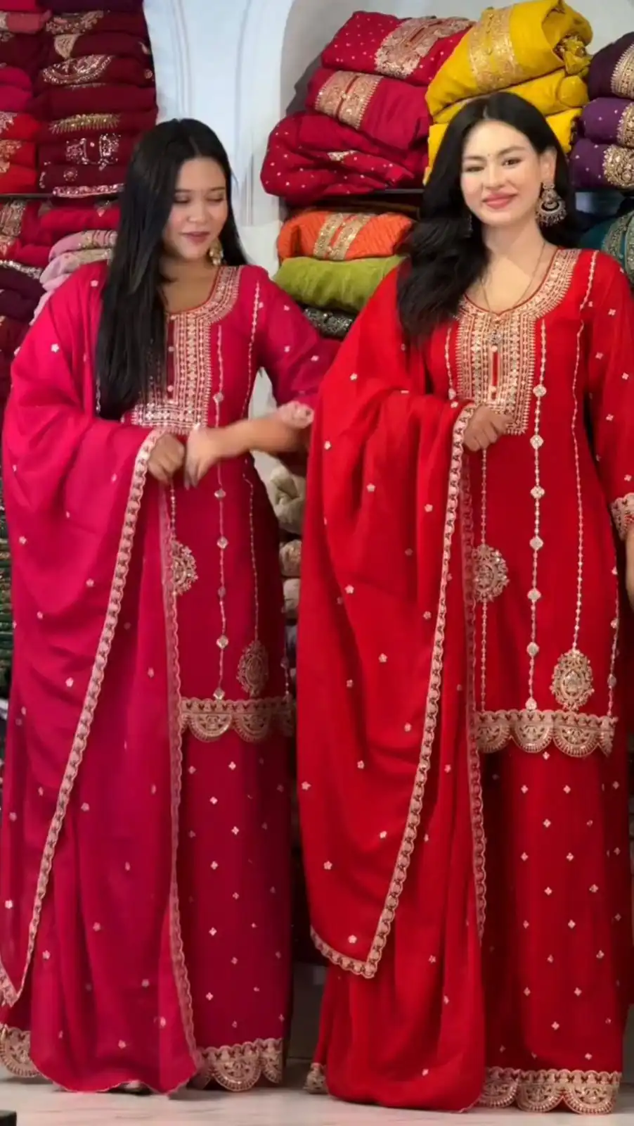 KD 1560 Red Color Faux Georgette Salwar Suit with Thread Embroidery. Special Price ₹2049. Delivery 4-6 Working Days. Shop now. | Casual Suits, Jump Suits, Tops & Bottoms, Track Suits, Trendy Wear, Creative suits, Designer Suits, Palazzo Suits, Party Wear Suits, Patiala Suits, Salwar suit, Straight Suits