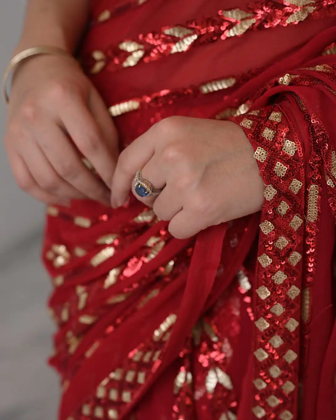 JR 635 Red Color Georgette Saree with Lace Work & Embroidery Work. Exclusive Offer ₹1949. Delivery 4-6 Working Days. Shop now. | Creative Sarees, Bollywood Sarees, Designer Sarees, Embroidered Sarees, Ethnic Saree, Modern Digital sarees, Party Wear Sarees, Sarees