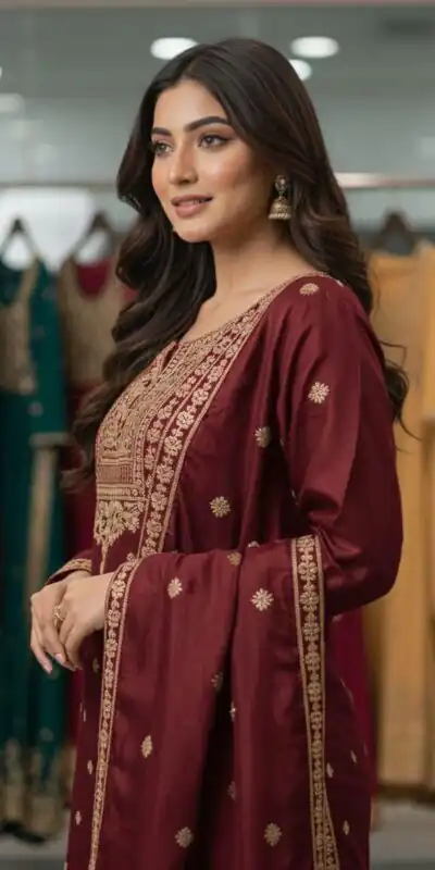 LG 2056 Red Organza Salwar Suit with Embroidery Work. Wedding, Party, Festive, Events Festive Deal ₹2099. Delivery 4-6 Working Days. Shop now. | Casual Suits, Jump Suits, Creative suits, Designer Suits, Palazzo Suits, Party Wear Suits, Patiala Suits, Salwar suit, Straight Suits