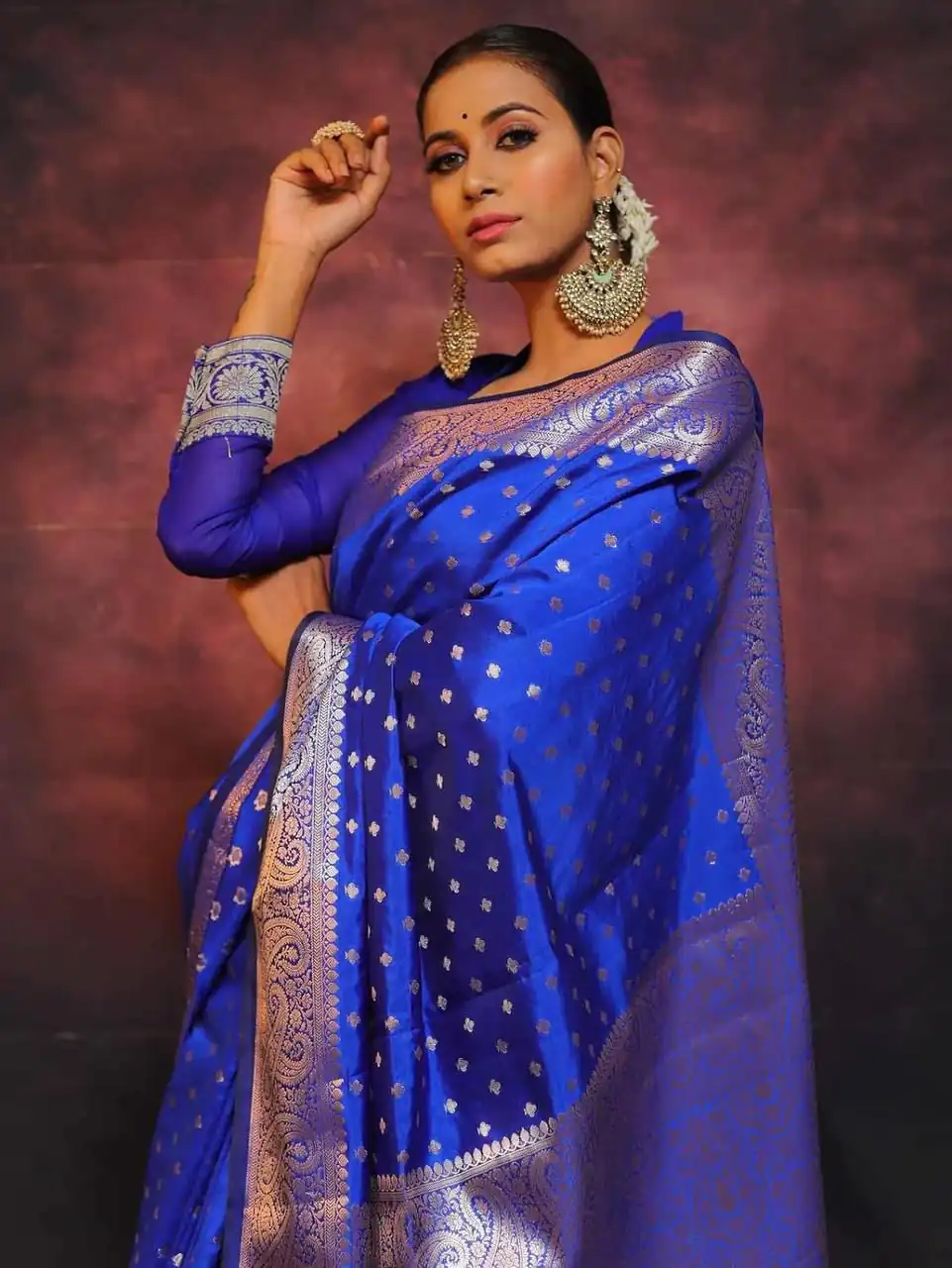 KPR 218 Royal Blue in Soft Lichi Silk Lace Border & Lace Work Saree . Exclusive Offer ₹1349. Delivery 4-6 Working Days. Shop now. | Creative Sarees, Bollywood Sarees, Designer Sarees, Embroidered Sarees, Ethnic Saree, Modern Digital sarees, Party Wear Sarees, Sarees