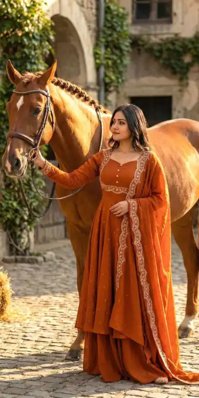 MF 1010 Rust Vichitra Silk Salwar Suit with Zari Work & Embroidery Work. Now at just ₹1769. Delivery 4-6 Working Days. Shop now. | Casual Suits, Jump Suits, Tops & Bottoms, Track Suits, Trendy Wear, Creative suits, Designer Suits, Palazzo Suits, Party Wear Suits, Patiala Suits, Salwar suit, Straight Suits