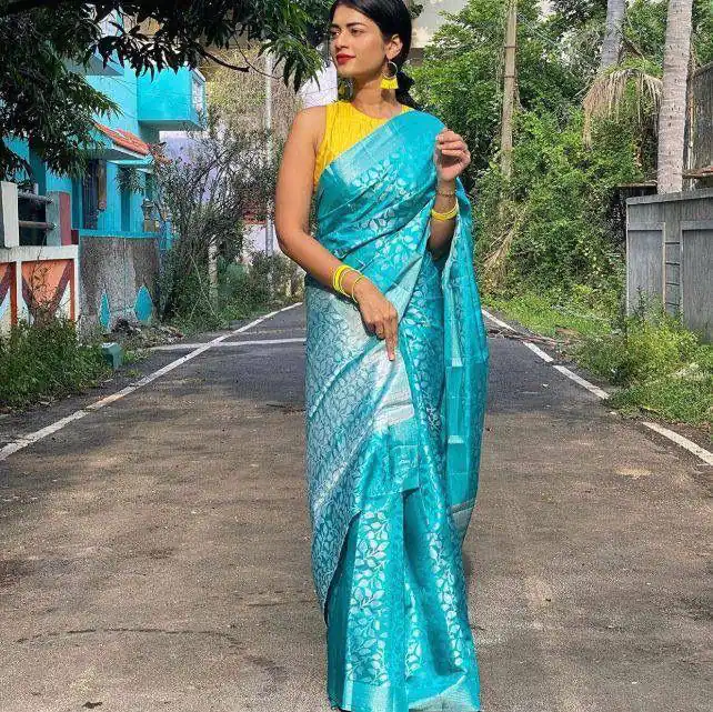 KP 4011 Sky Blue in Soft Lichi Silk Lace Work & Lace Border Saree . Special Price ₹1349. Delivery 4-6 Working Days. Shop now. | Creative Sarees, Bollywood Sarees, Designer Sarees, Embroidered Sarees, Ethnic Saree, Modern Digital sarees, Party Wear Sarees, Sarees