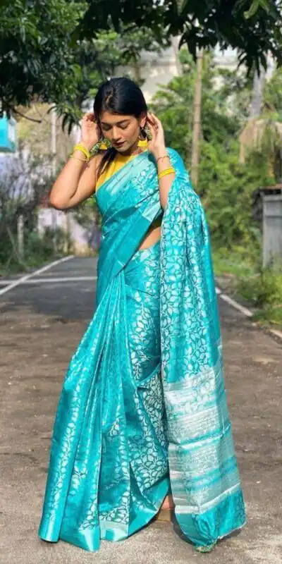 KP 4011 Sky Blue in Soft Lichi Silk Lace Work & Lace Border Saree . Special Price ₹1349. Delivery 4-6 Working Days. Shop now. | Creative Sarees, Bollywood Sarees, Designer Sarees, Embroidered Sarees, Ethnic Saree, Modern Digital sarees, Party Wear Sarees, Sarees