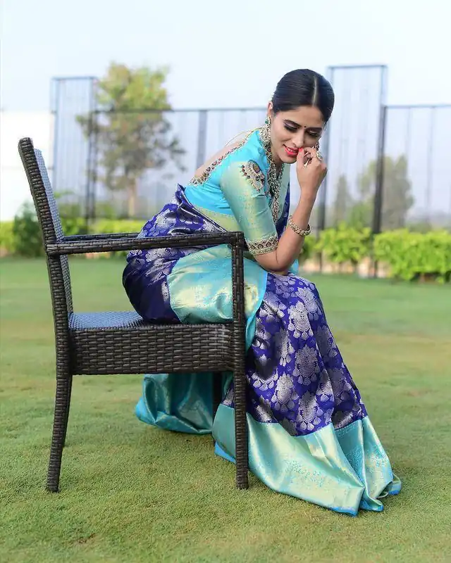LKP 1071 Sky Blue in Soft Lichi Silk ace Border & Lace Work Saree . Exclusive Offer ₹1449. Delivery 4-6 Working Days. Shop now. | Creative Sarees, Bollywood Sarees, Designer Sarees, Embroidered Sarees, Ethnic Saree, Modern Digital sarees, Party Wear Sarees, Sarees