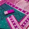 MB 188 Teal in Banarasi Silk Zari Work & Lace Work Saree .Wedding, Party, Festive, Events, Now at just ₹2049. Delivery 4-6 Working Days. Shop now. | Creative Sarees, Bollywood Sarees, Designer Sarees, Embroidered Sarees, Ethnic Saree, Modern Digital sarees, Party Wear Sarees, Sarees