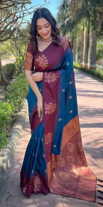 KPR 221 Teal Soft Lichi Silk Saree Perfect for Wedding, Party, Raksha Bandhan, Sangeet, Eid – . Get it for ₹1449. Delivery 4-6 Working Days. | Creative Sarees, Bollywood Sarees, Designer Sarees, Embroidered Sarees, Ethnic Saree, Modern Digital sarees, Party Wear Sarees, Sarees