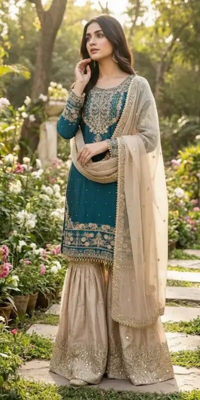 SR 1694 Teal Organza Silk Salwar Suit with Embroidery Work & Lace Work. Exclusive Offer ₹1999. Delivery 4-6 Working Days. Shop now. | Casual Suits, Jump Suits, Creative suits, Designer Suits, Palazzo Suits, Party Wear Suits, Patiala Suits, Salwar suit, Straight Suits