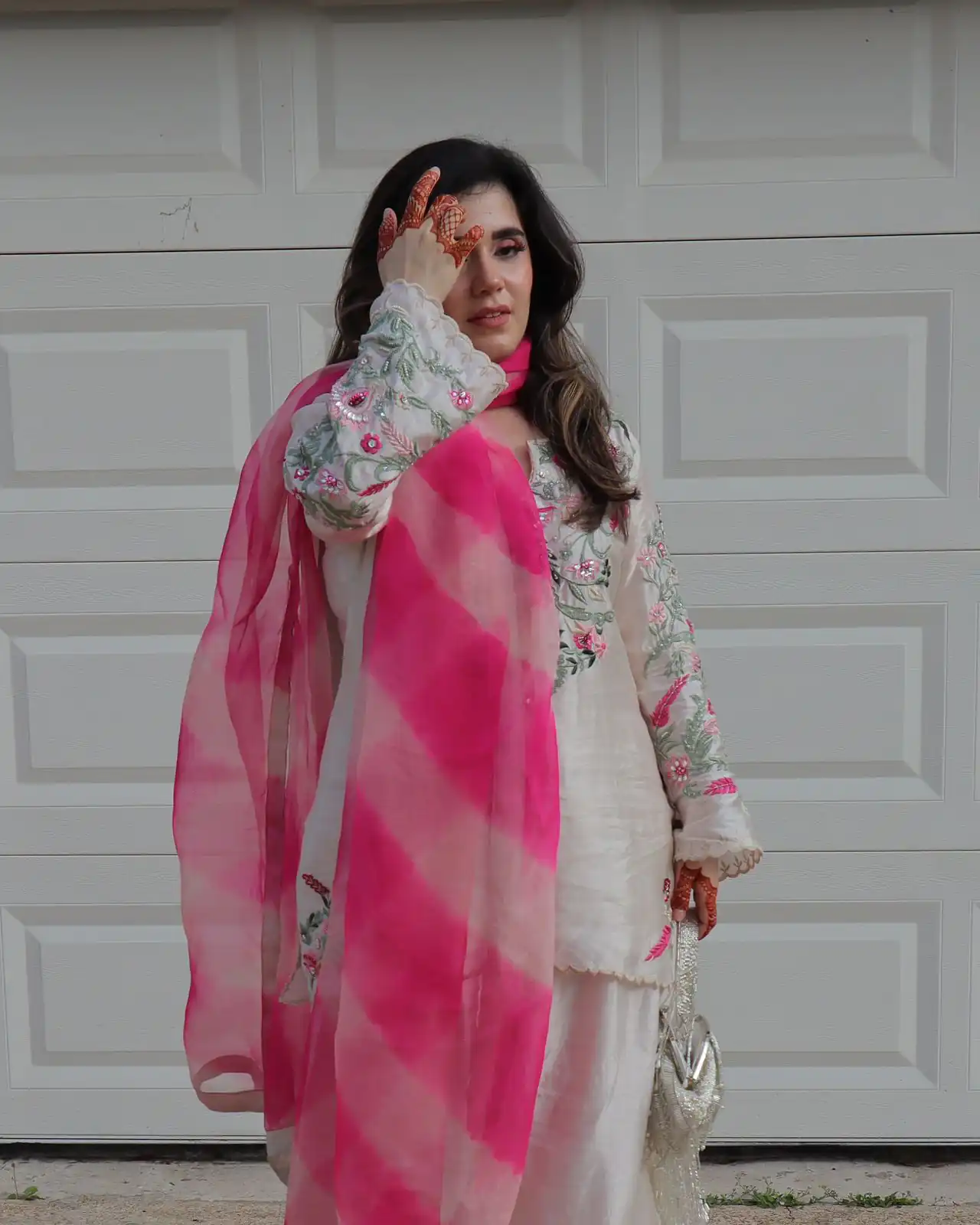 NSR 858 White Crap Silk Salwar Suit with Lace Work & Digital Print. Now at just ₹1899. Delivery 4-6 Working Days. Shop now. | Casual Suits, Jump Suits, Creative suits, Designer Suits, Palazzo Suits, Party Wear Suits, Patiala Suits, Salwar suit, Straight Suits