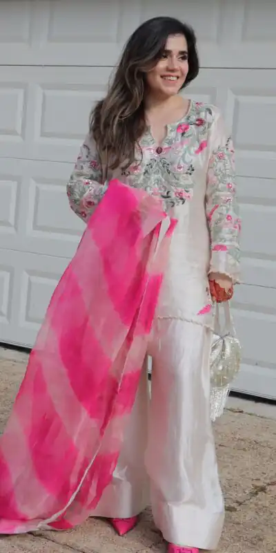 NSR 858 White Crap Silk Salwar Suit with Lace Work & Digital Print. Now at just ₹1899. Delivery 4-6 Working Days. Shop now. | Casual Suits, Jump Suits, Creative suits, Designer Suits, Palazzo Suits, Party Wear Suits, Patiala Suits, Salwar suit, Straight Suits