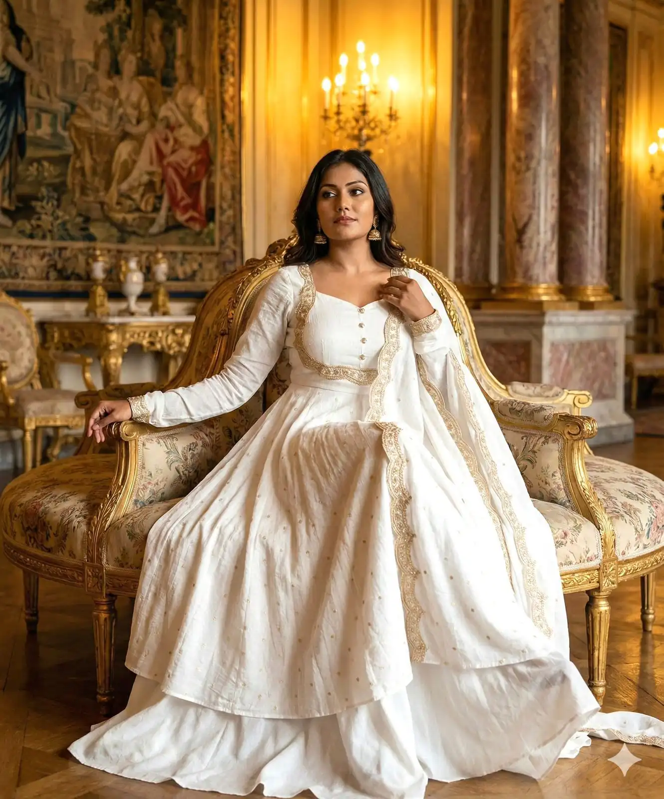 MF 1010 White Vichitra Silk Salwar Suit with Zari Work & Embroidery Work. Now at just ₹1769. Delivery 4-6 Working Days. Shop now. | Casual Suits, Jump Suits, Tops & Bottoms, Track Suits, Trendy Wear, Creative suits, Designer Suits, Palazzo Suits, Party Wear Suits, Patiala Suits, Salwar suit, Straight Suits