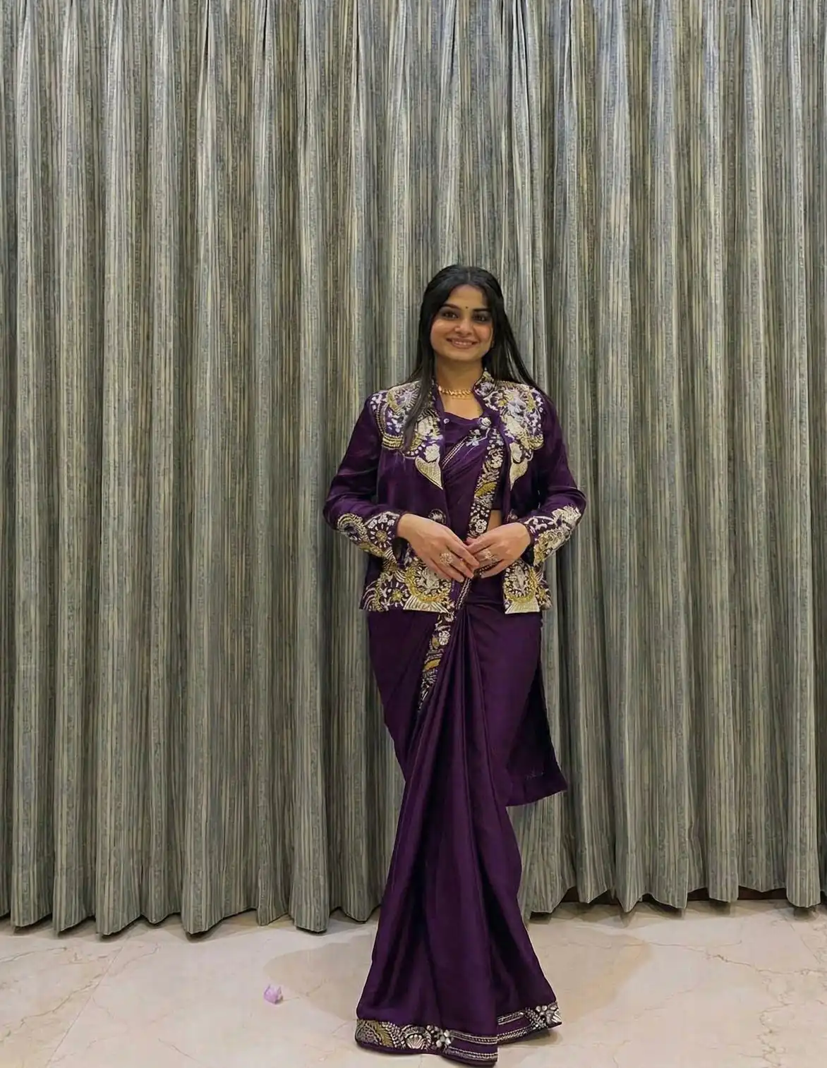 BE 433 Wine Color French Crape Saree with Embroidery Work.Wedding, Party, Festive, Events, Best Price ₹2099. Delivery 4-6 Working Days. Shop now. | Creative Sarees, Bollywood Sarees, Designer Sarees, Embroidered Sarees, Ethnic Saree, Modern Digital sarees, Party Wear Sarees, Sarees