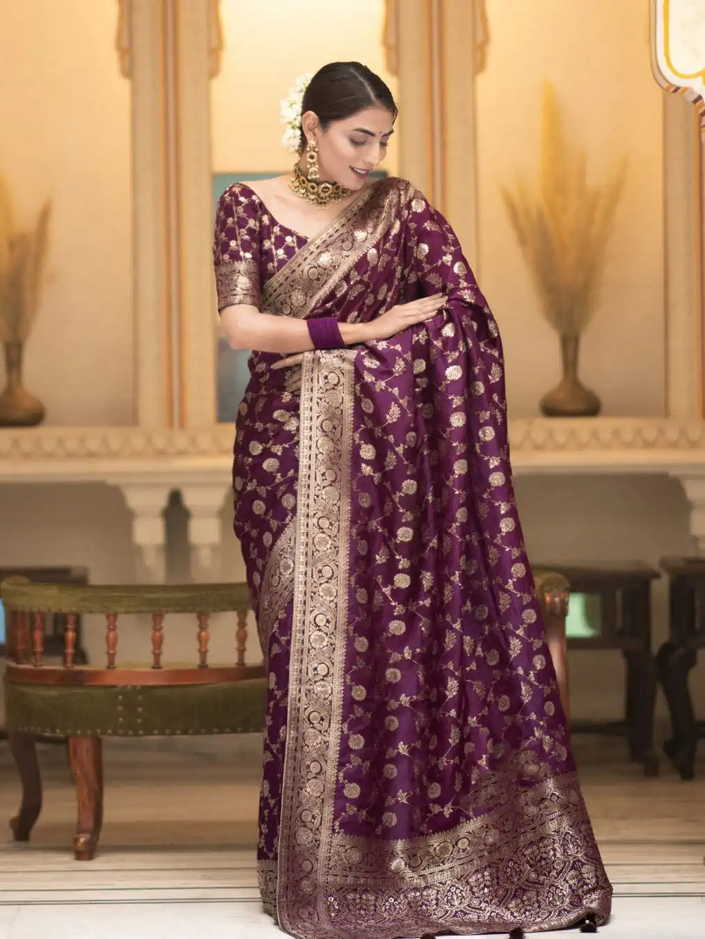 KPR 208 Wine in Color Soft Lichi Silk Designer Work Saree . Available at ₹1399 only. Delivery 4-6 Working Days. Shop now. | Creative Sarees, Bollywood Sarees, Designer Sarees, Embroidered Sarees, Ethnic Saree, Modern Digital sarees, Party Wear Sarees, Sarees