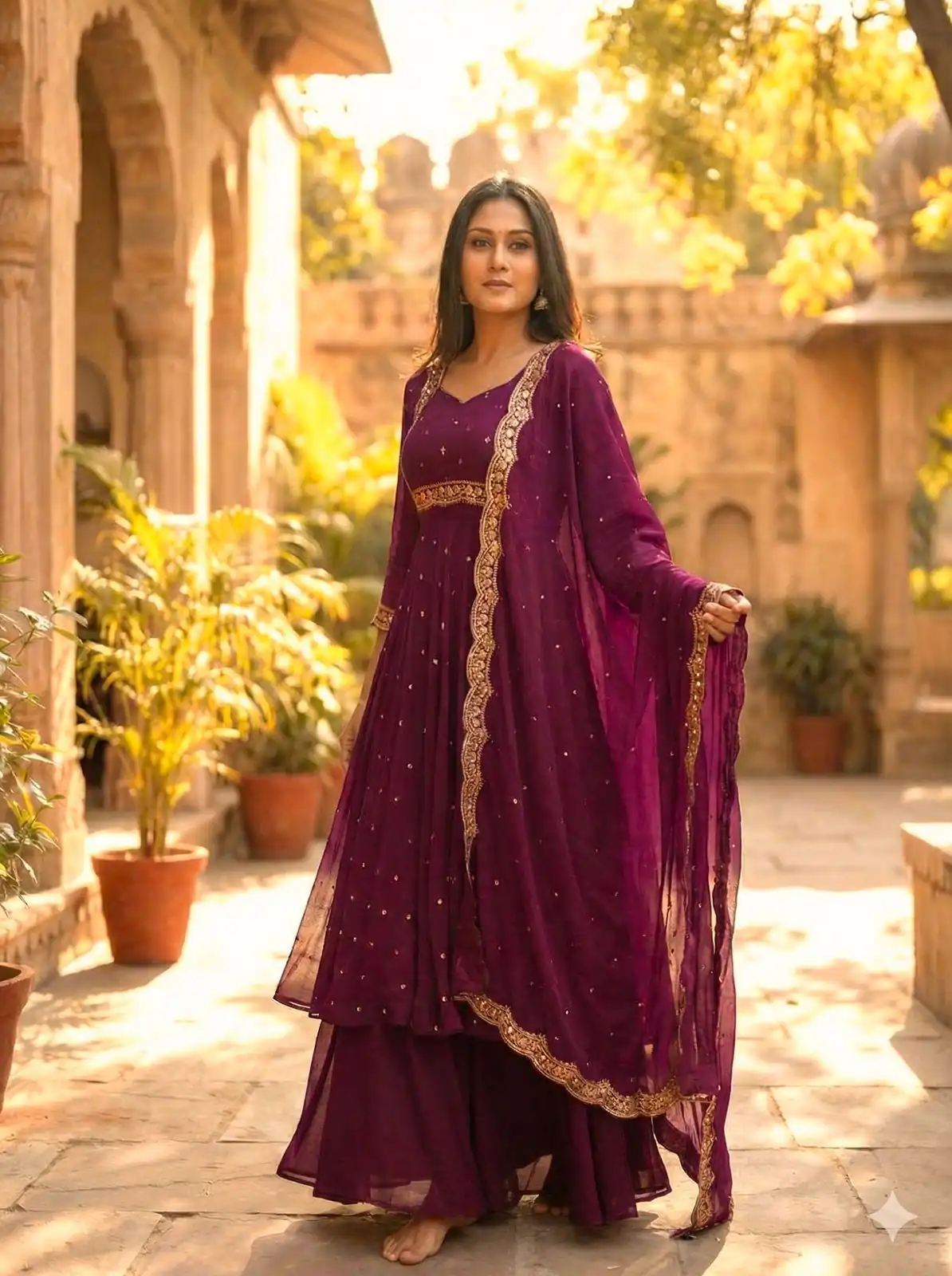 MF 1010 Wine Vichitra Silk Salwar Suit with Zari Work & Embroidery Work. Now at just ₹1769. Delivery 4-6 Working Days. Shop now. | Casual Suits, Jump Suits, Tops & Bottoms, Track Suits, Trendy Wear, Creative suits, Designer Suits, Palazzo Suits, Party Wear Suits, Patiala Suits, Salwar suit, Straight Suits