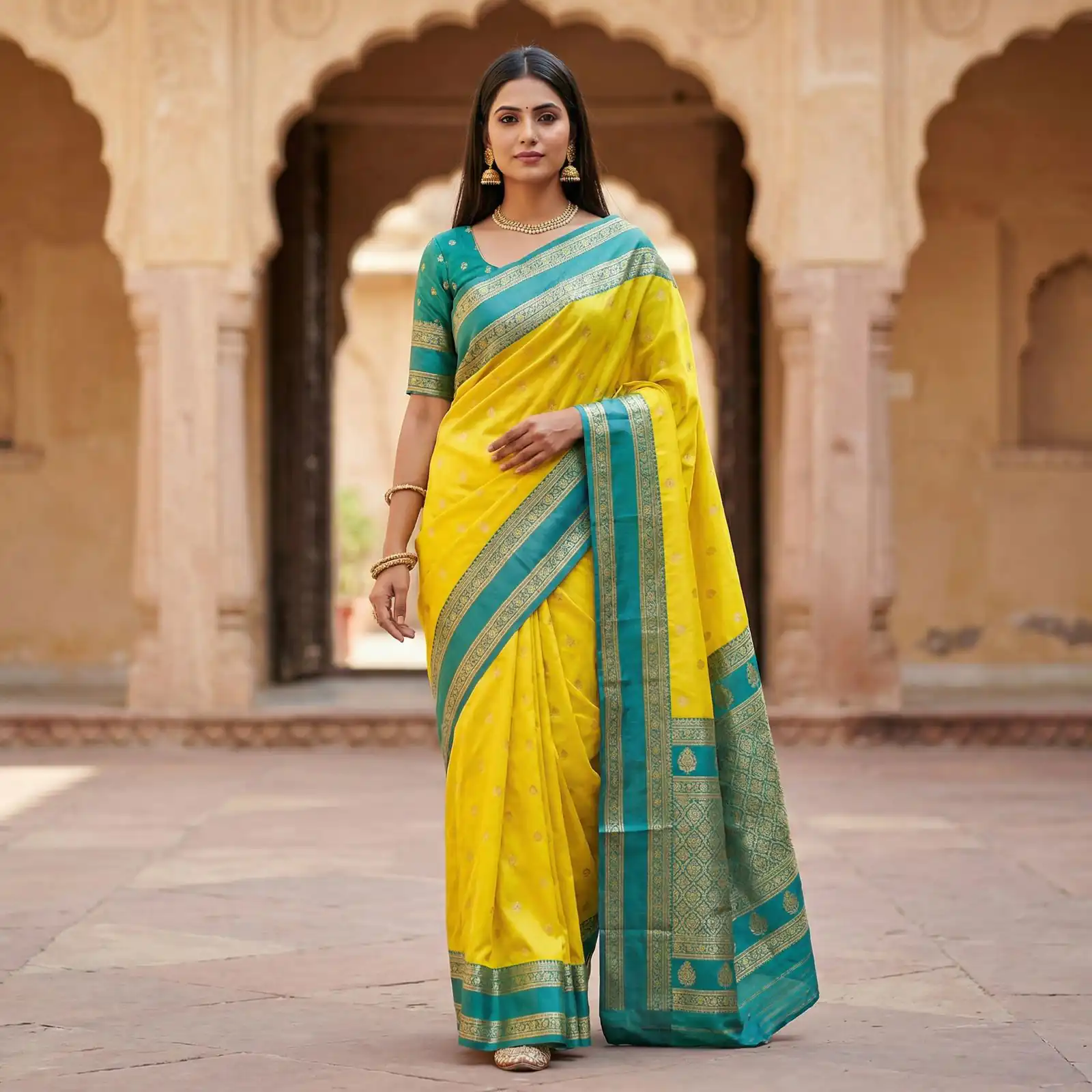 MB 3324 Yellow in Color Banarasi Silk Zari Work & Lace Work Saree . Now at just ₹1949. Delivery 4-6 Working Days. Shop now. | Creative Sarees, Bollywood Sarees, Designer Sarees, Embroidered Sarees, Ethnic Saree, Modern Digital sarees, Party Wear Sarees, Sarees