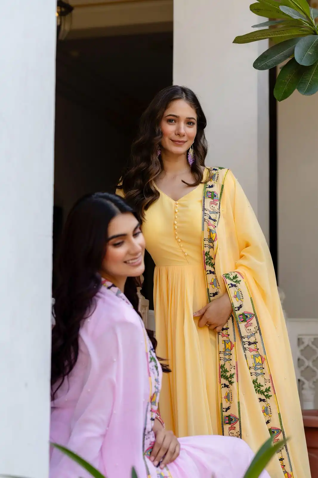 RR 41 Pink Faux Georgette Gown Perfect for Wedding, Party, Makar Sankranti, Karwa Chauth, Ethnic Day – . Now at just ₹2599. Delivery 4-6 Working D | Bollywood Gowns, Creative Gowns, Designer Gowns, Embroidered Gowns, Gowns, Party Wear Gowns