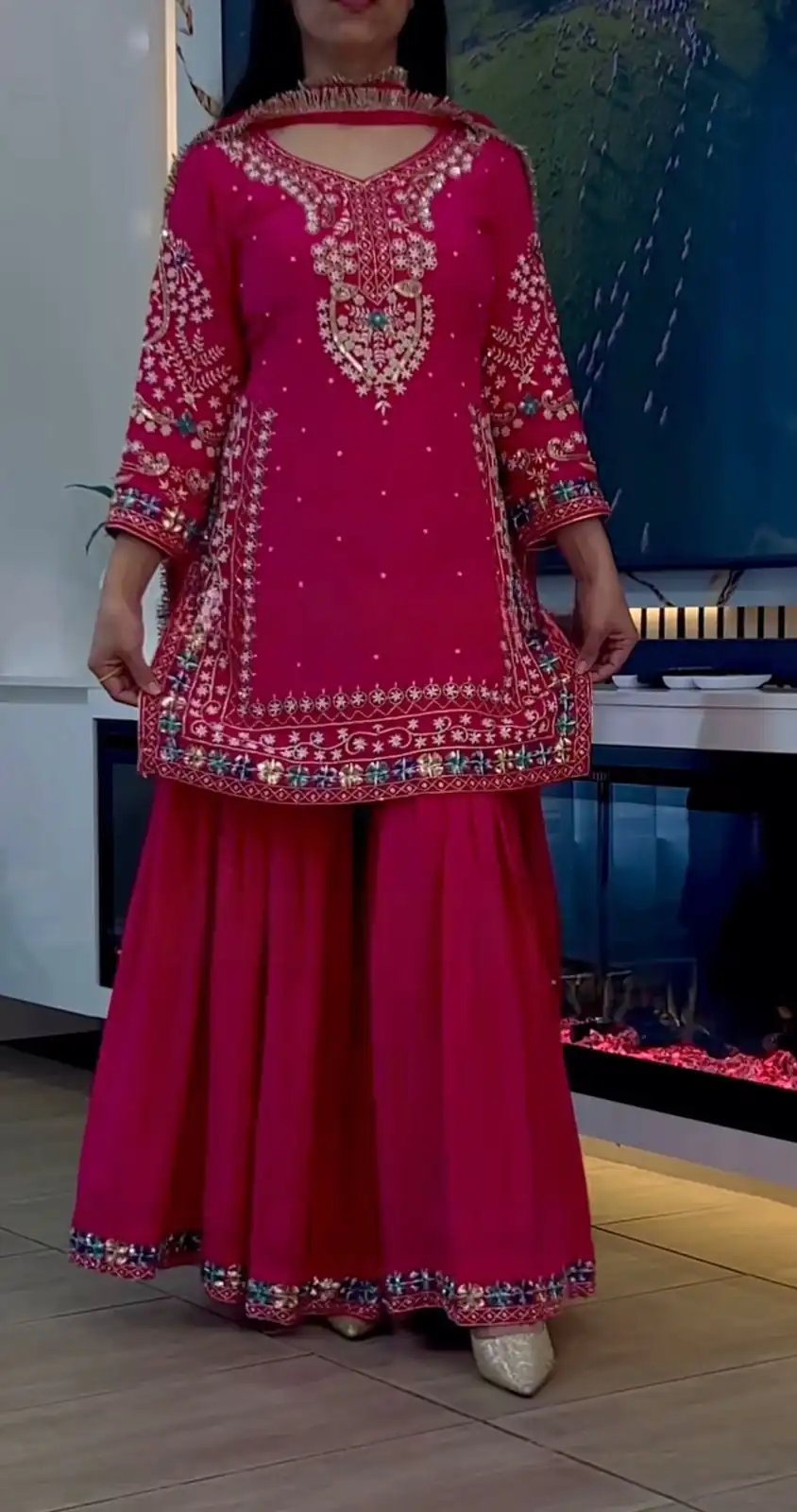 MF 457 Pink Color Chinon Silk Salwar Suit with Embroidery Work. Online Get it for ₹2149. Delivery 4-6 Working Days. Shop now. | Casual Suits, Jump Suits, Creative suits, Designer Suits, Palazzo Suits, Party Wear Suits, Patiala Suits, Salwar suit, Straight Suits