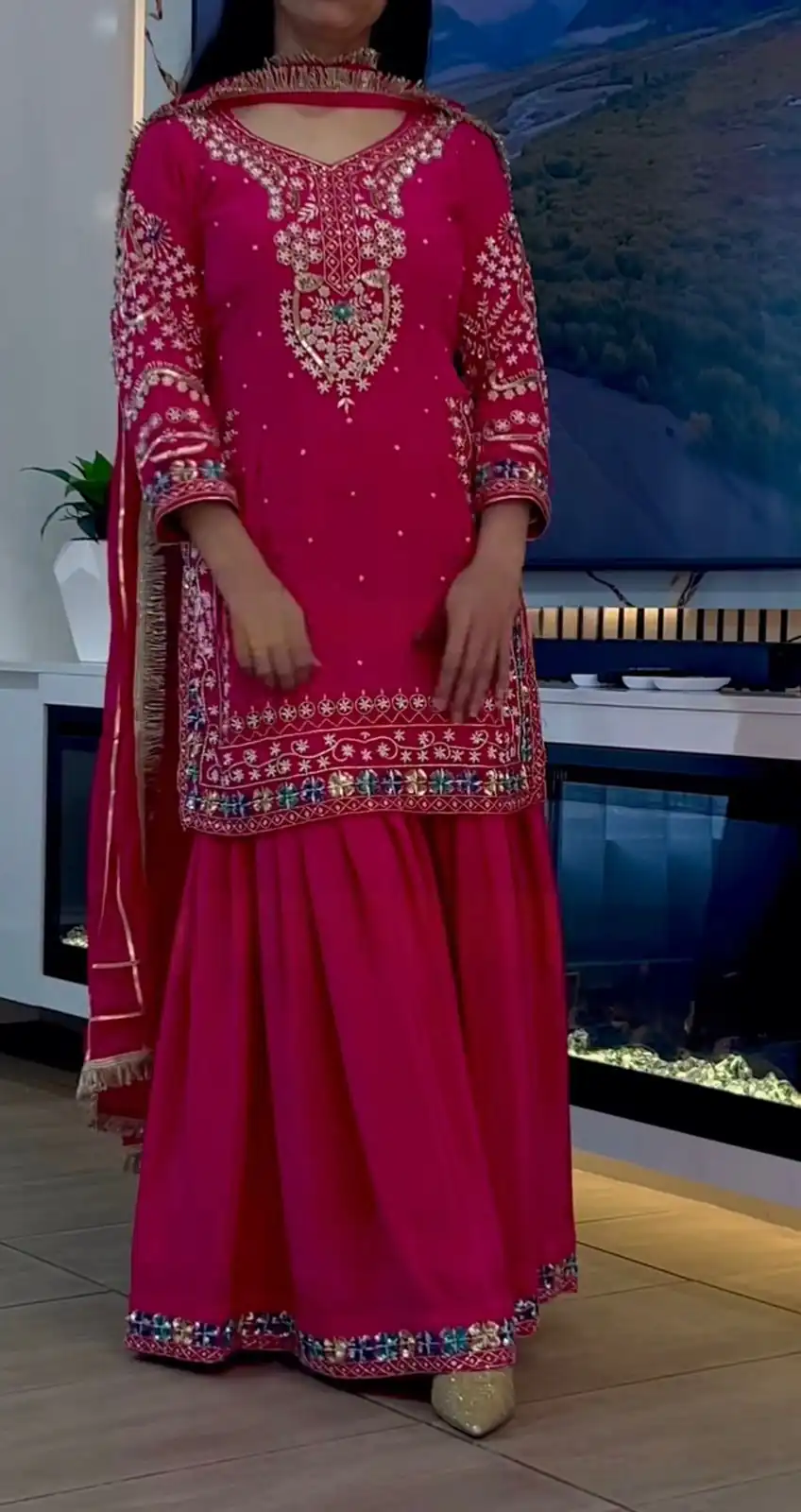 MF 457 Pink Color Chinon Silk Salwar Suit with Embroidery Work. Online Get it for ₹2149. Delivery 4-6 Working Days. Shop now. | Casual Suits, Jump Suits, Creative suits, Designer Suits, Palazzo Suits, Party Wear Suits, Patiala Suits, Salwar suit, Straight Suits