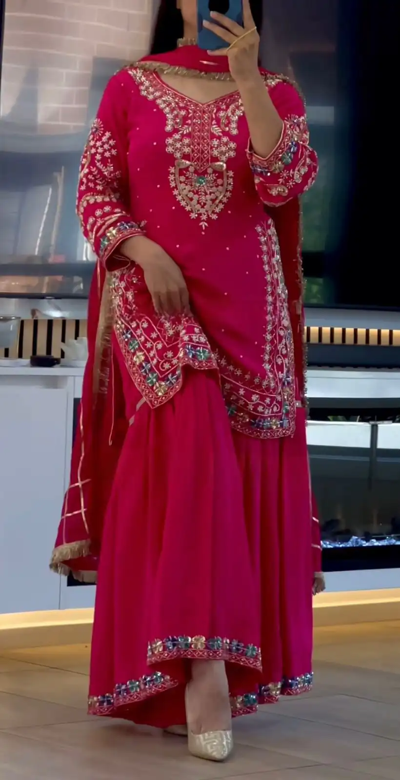 MF 457 Pink Color Chinon Silk Salwar Suit with Embroidery Work. Online Get it for ₹2149. Delivery 4-6 Working Days. Shop now. | Casual Suits, Jump Suits, Creative suits, Designer Suits, Palazzo Suits, Party Wear Suits, Patiala Suits, Salwar suit, Straight Suits