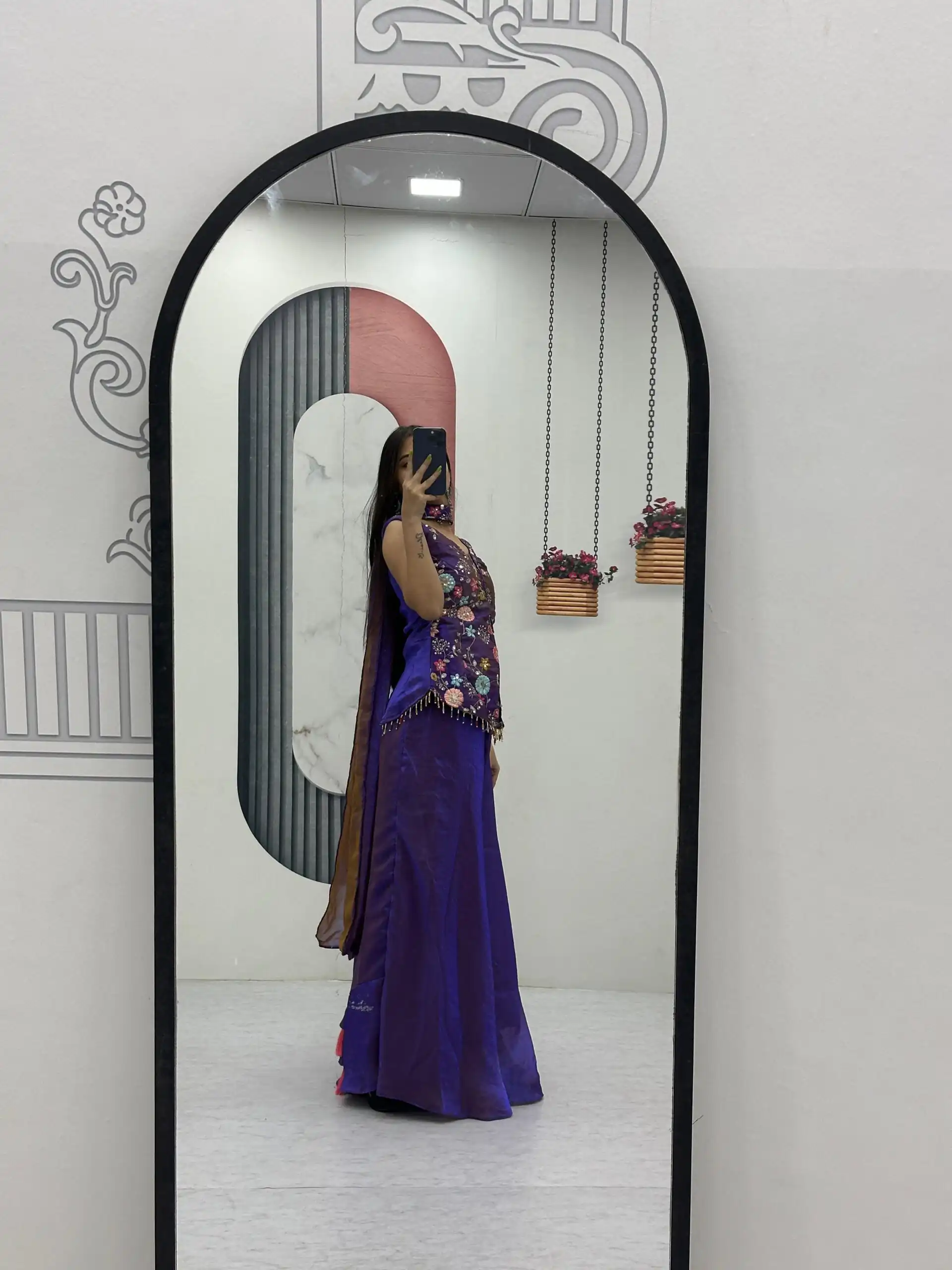 PC 551 Purple Tissue Simmer Salwar Suit with Embroidery Work. Affordable Price ₹2549. Delivery 4-6 Working Days. Shop now. | Casual Suits, Jump Suits, Creative suits, Designer Suits, Palazzo Suits, Party Wear Suits, Patiala Suits, Salwar suit, Straight Suits
