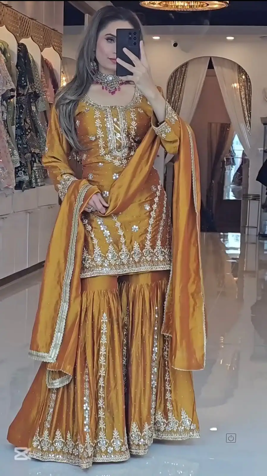 ND 5036 Yellow Color Chinon Silk Salwar Suit with Embroidery Work. Online Get it for ₹2149. Delivery 4-6 Working Days. Shop now. | Casual Suits, Jump Suits, Creative suits, Designer Suits, Palazzo Suits, Party Wear Suits, Patiala Suits, Salwar suit, Straight Suits