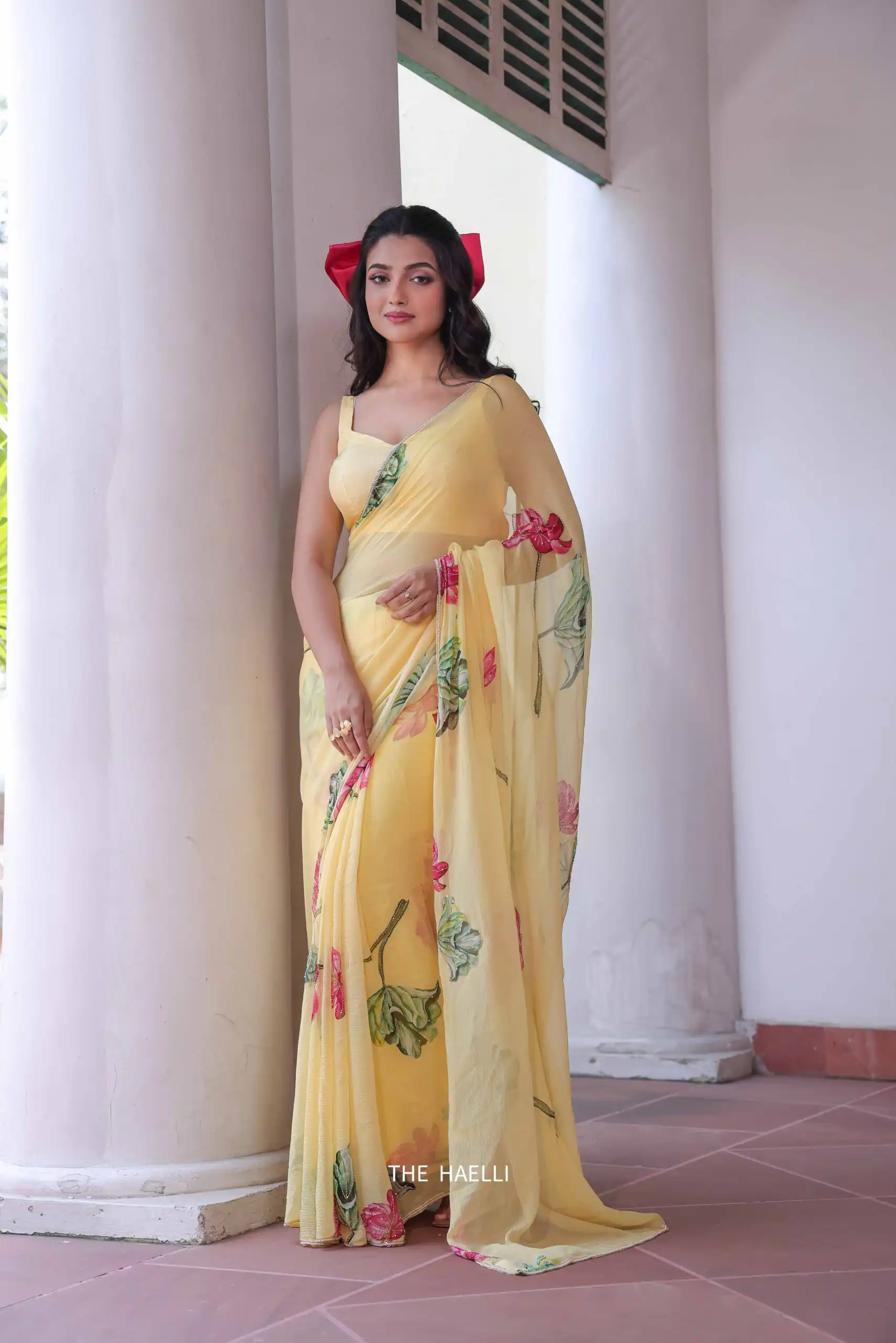 NC 5497 Yellow Soft Tebby Silk Saree. Perfect for Wedding, Party, Onam, Family Gatherings, Mehendi – Festive Deal ₹2049. Delivery 4-6 Working Days | Creative Sarees, Bollywood Sarees, Designer Sarees, Embroidered Sarees, Ethnic Saree, Modern Digital sarees, Party Wear Sarees, Sarees