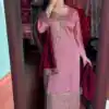 DC G76 Baby Pink Color Chinon Salwar Suit with Lace Work & Embroidery Work. Get it for ₹1949. Delivery 4-6 Working Days. Shop now. | Casual Suits, Jump Suits, Tops & Bottoms, Track Suits, Trendy Wear, Creative suits, Designer Suits, Palazzo Suits, Party Wear Suits, Patiala Suits, Salwar suit, Straight Suits