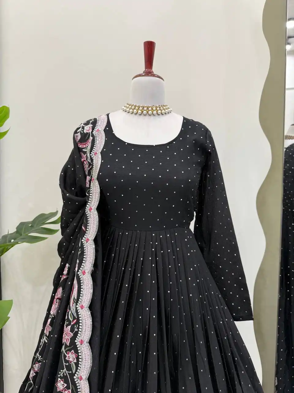 RTC 5873 Black Color Chinon Silk Salwar Suit with Designer Work. Exclusive Offer ₹2449. Delivery 4-6 Working Days. Shop now. | Casual Suits, Jump Suits, Creative suits, Designer Suits, Palazzo Suits, Party Wear Suits, Patiala Suits, Salwar suit, Straight Suits