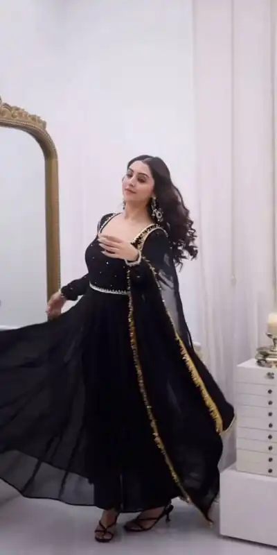 RTC 5965 Black in Color Faux Georgette Lace Work Salwar Suit . Wedding, Party, Festive, Get it for ₹2049. Delivery 4-6 Working Days. Shop now. | Casual Suits, Jump Suits, Creative suits, Designer Suits, Palazzo Suits, Party Wear Suits, Patiala Suits, Salwar suit, Straight Suits