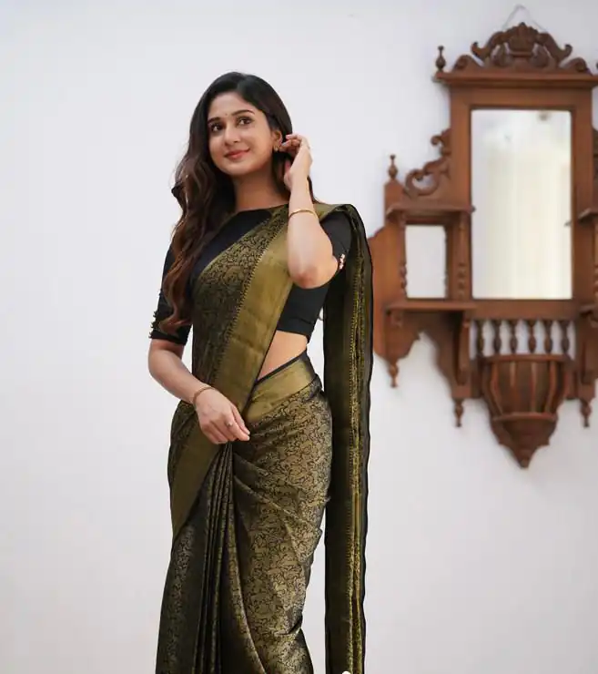 KPR 168 Black in Soft Lichi Silk Lace Border & Lace Work Saree . Available at ₹1299 only. Delivery 4-6 Working Days. Shop now. | Creative Sarees, Bollywood Sarees, Designer Sarees, Embroidered Sarees, Ethnic Saree, Modern Digital sarees, Party Wear Sarees, Sarees