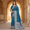 MB 39 Blue Color Banarasi Saree with Zari Work & Lace Work. Introductory Price ₹1899. Delivery 4-6 Working Days. Shop now. | Creative Sarees, Bollywood Sarees, Designer Sarees, Embroidered Sarees, Ethnic Saree, Modern Digital sarees, Party Wear Sarees, Sarees