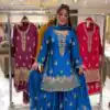 NF 1249 Blue Color Chinon Silk Salwar Suit with Embroidery Work. Online Get it for ₹2149. Delivery 4-6 Working Days. Shop now. | Casual Suits, Jump Suits, Creative suits, Designer Suits, Palazzo Suits, Party Wear Suits, Patiala Suits, Salwar suit, Straight Suits