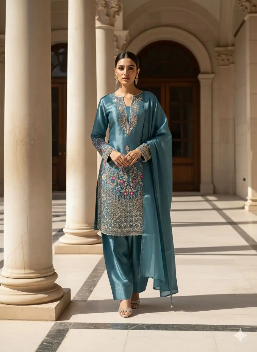 BE 448 Blue Zimmy Choo Salwar Suit Perfect for Wedding, Party, Raksha Bandhan, Haldi, Bridal Wear – . Festive Deal ₹2049. Delivery 4-6 Working Days. | Casual Suits, Jump Suits, Creative suits, Designer Suits, Palazzo Suits, Party Wear Suits, Patiala Suits, Salwar suit, Straight Suits