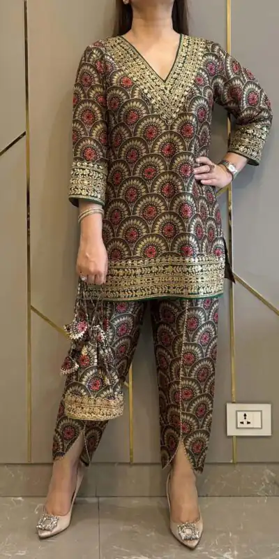 ST 1124 Brown in Mul Cotton Lace Work & Embroidery Work Salwar Suit . Special Price ₹1849. Delivery 4-6 Working Days. Shop now. | Casual Suits, Jump Suits, Creative suits, Designer Suits, Palazzo Suits, Party Wear Suits, Patiala Suits, Salwar suit, Straight Suits