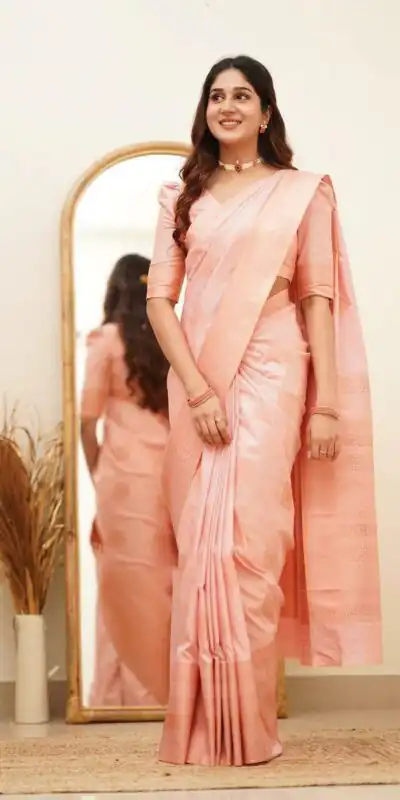KP 6015 Light Pink Soft Lichi Silk Saree with Lace Border & Lace Work. Special Price ₹1349. Delivery 4-6 Working Days. Shop now. | Creative Sarees, Bollywood Sarees, Designer Sarees, Embroidered Sarees, Ethnic Saree, Modern Digital sarees, Party Wear Sarees, Sarees