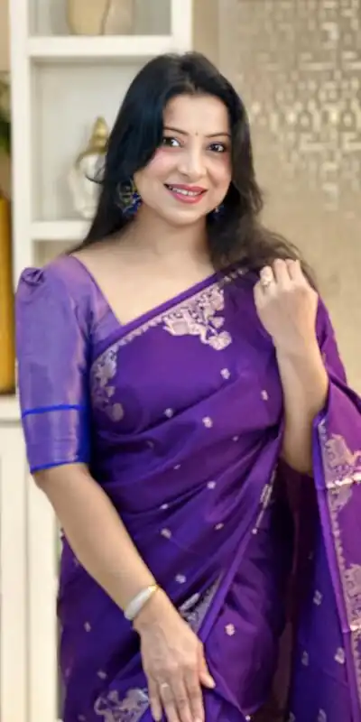 KP 6085 Purple Pink Lichi Silk Saree with Lace Border & Lace Work. Special Price ₹1449. Delivery 4-6 Working Days. Shop now. | Creative Sarees, Bollywood Sarees, Designer Sarees, Embroidered Sarees, Ethnic Saree, Modern Digital sarees, Party Wear Sarees, Sarees
