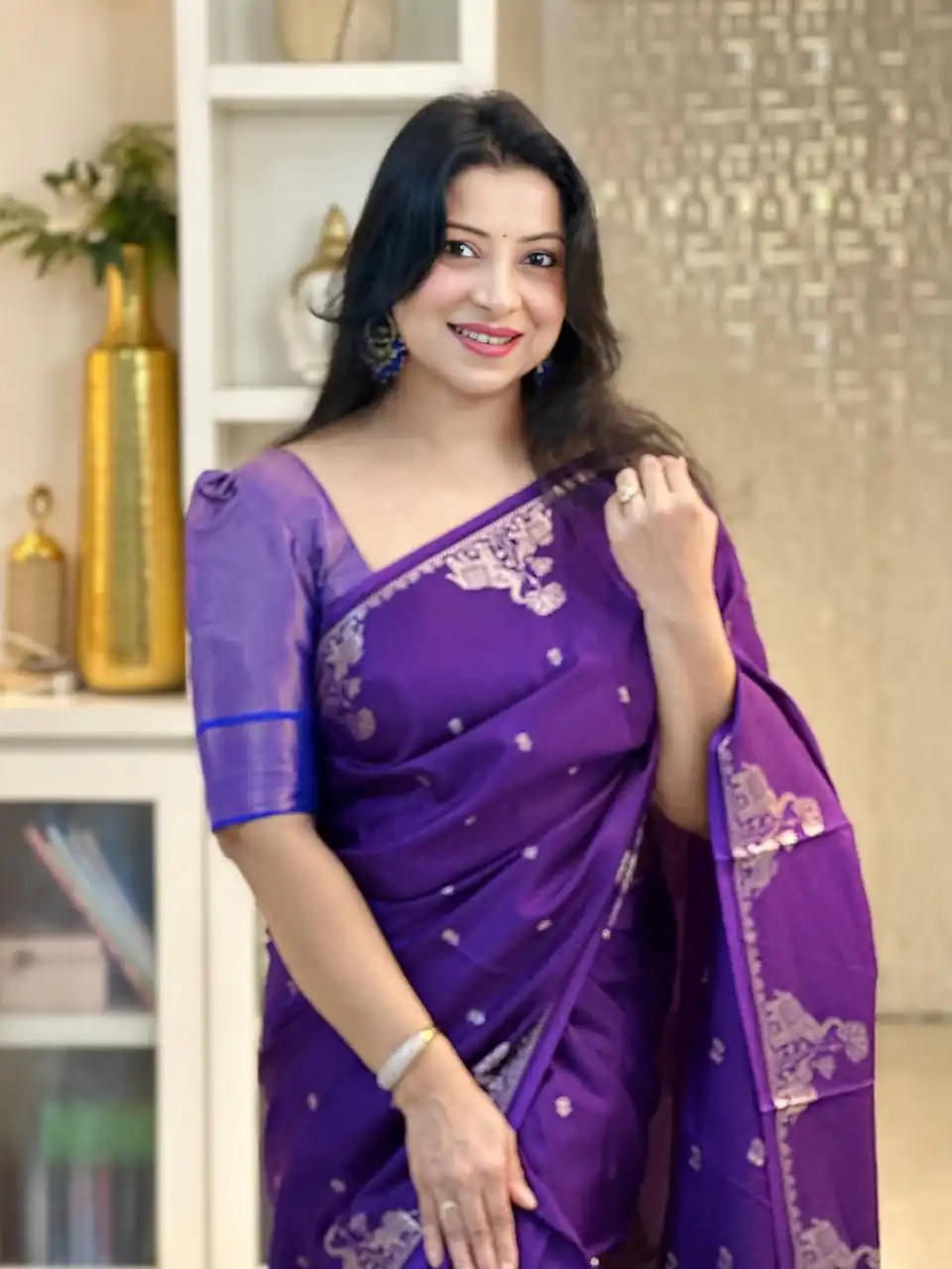 KP 6085 Purple Pink Lichi Silk Saree with Lace Border & Lace Work. Special Price ₹1449. Delivery 4-6 Working Days. Shop now. | Creative Sarees, Bollywood Sarees, Designer Sarees, Embroidered Sarees, Ethnic Saree, Modern Digital sarees, Party Wear Sarees, Sarees