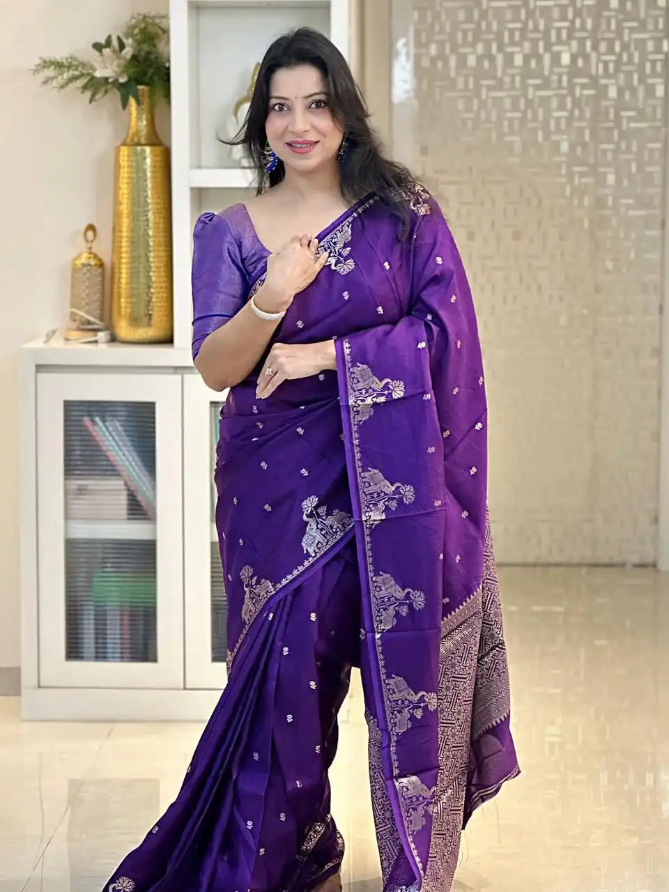 KP 6085 Purple Pink Lichi Silk Saree with Lace Border & Lace Work. Special Price ₹1449. Delivery 4-6 Working Days. Shop now. | Creative Sarees, Bollywood Sarees, Designer Sarees, Embroidered Sarees, Ethnic Saree, Modern Digital sarees, Party Wear Sarees, Sarees