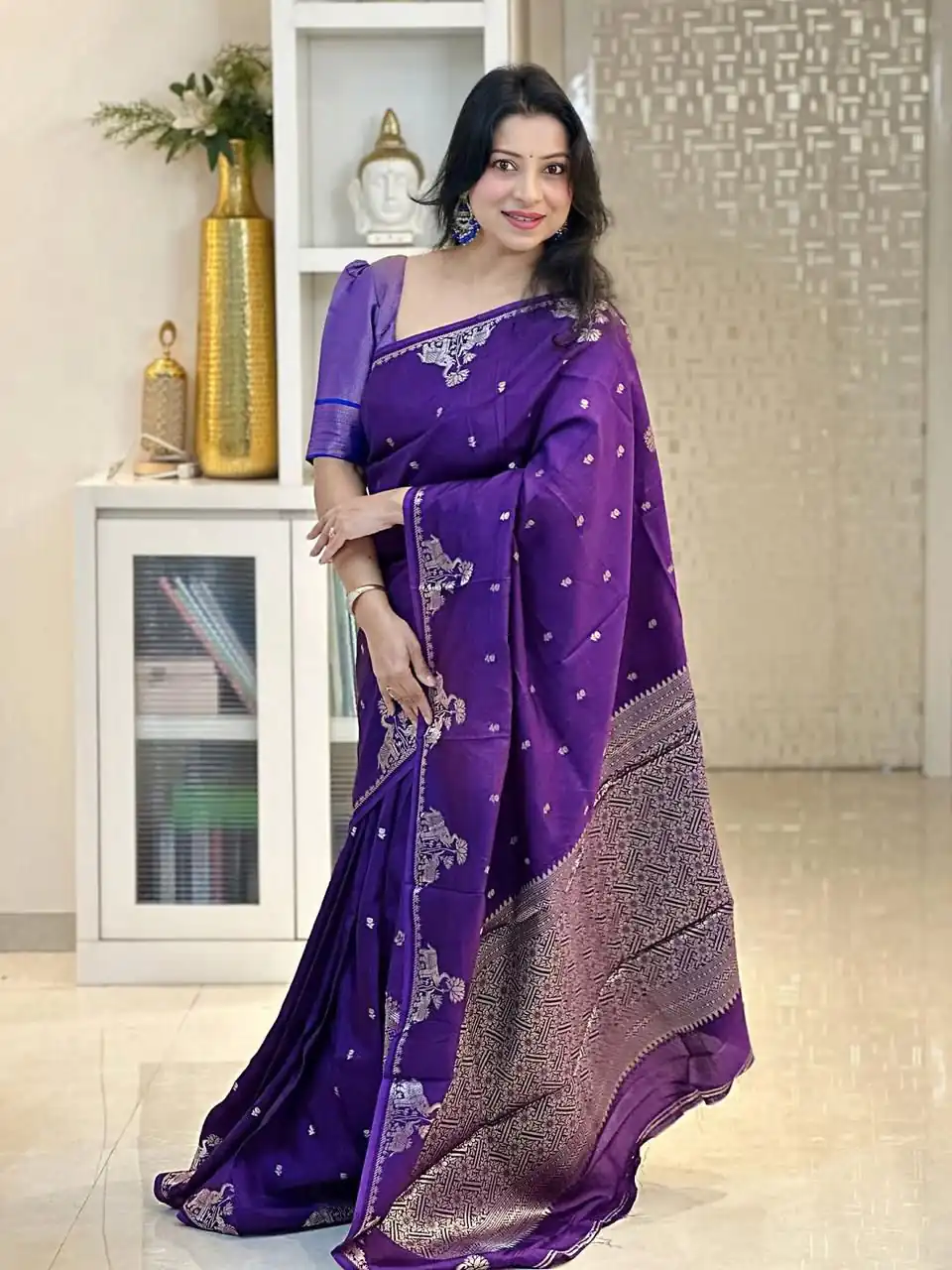 KP 6085 Purple Pink Lichi Silk Saree with Lace Border & Lace Work. Special Price ₹1449. Delivery 4-6 Working Days. Shop now. | Creative Sarees, Bollywood Sarees, Designer Sarees, Embroidered Sarees, Ethnic Saree, Modern Digital sarees, Party Wear Sarees, Sarees