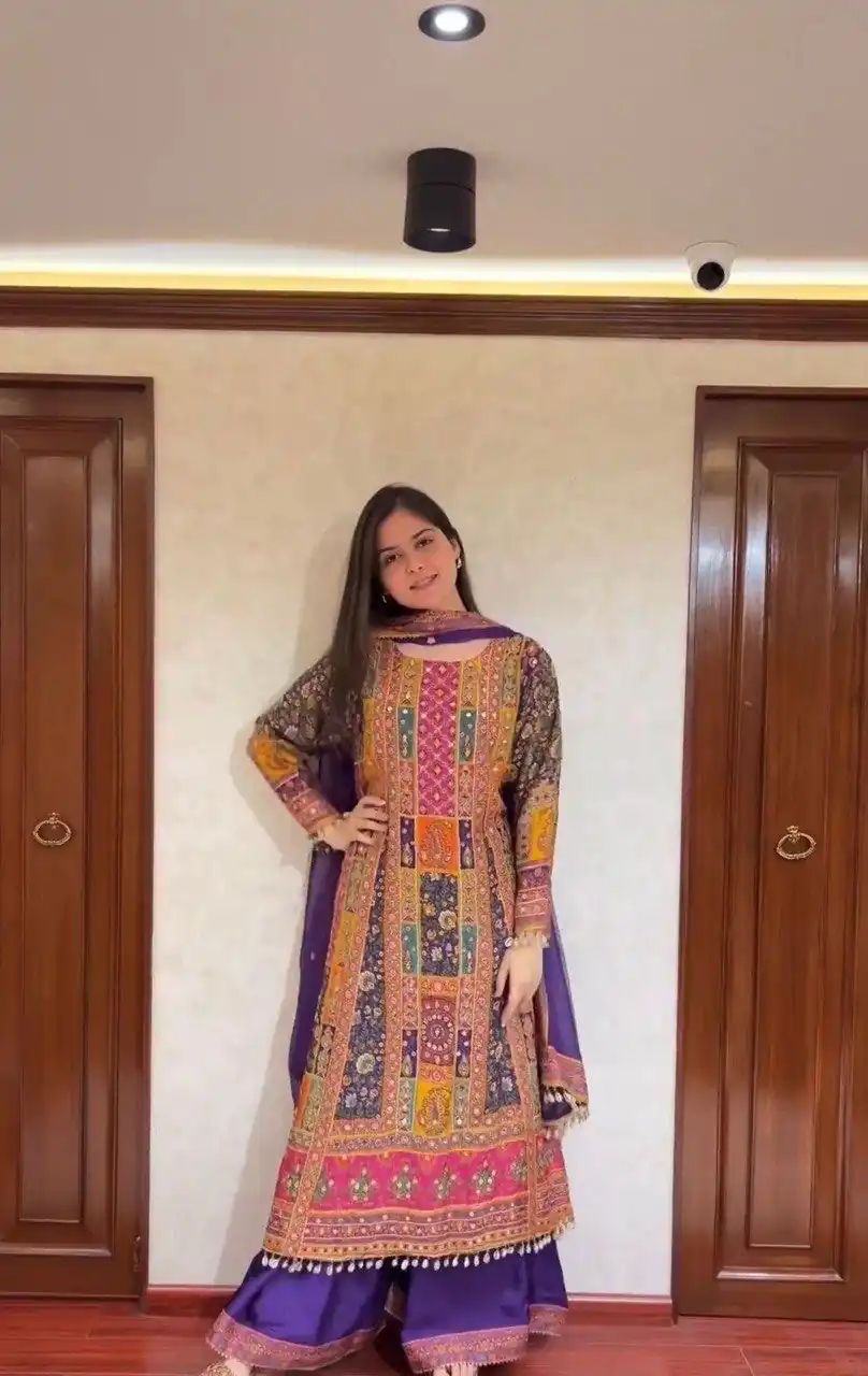 ST 113 Purple Georgette Salwar Suit Perfect for Wedding, Party, Lohri, Pooja, Cultural Events – . Get it for ₹1899. Delivery 4-6 Working Days. Shop n | Casual Suits, Jump Suits, Creative suits, Designer Suits, Palazzo Suits, Party Wear Suits, Patiala Suits, Salwar suit, Straight Suits