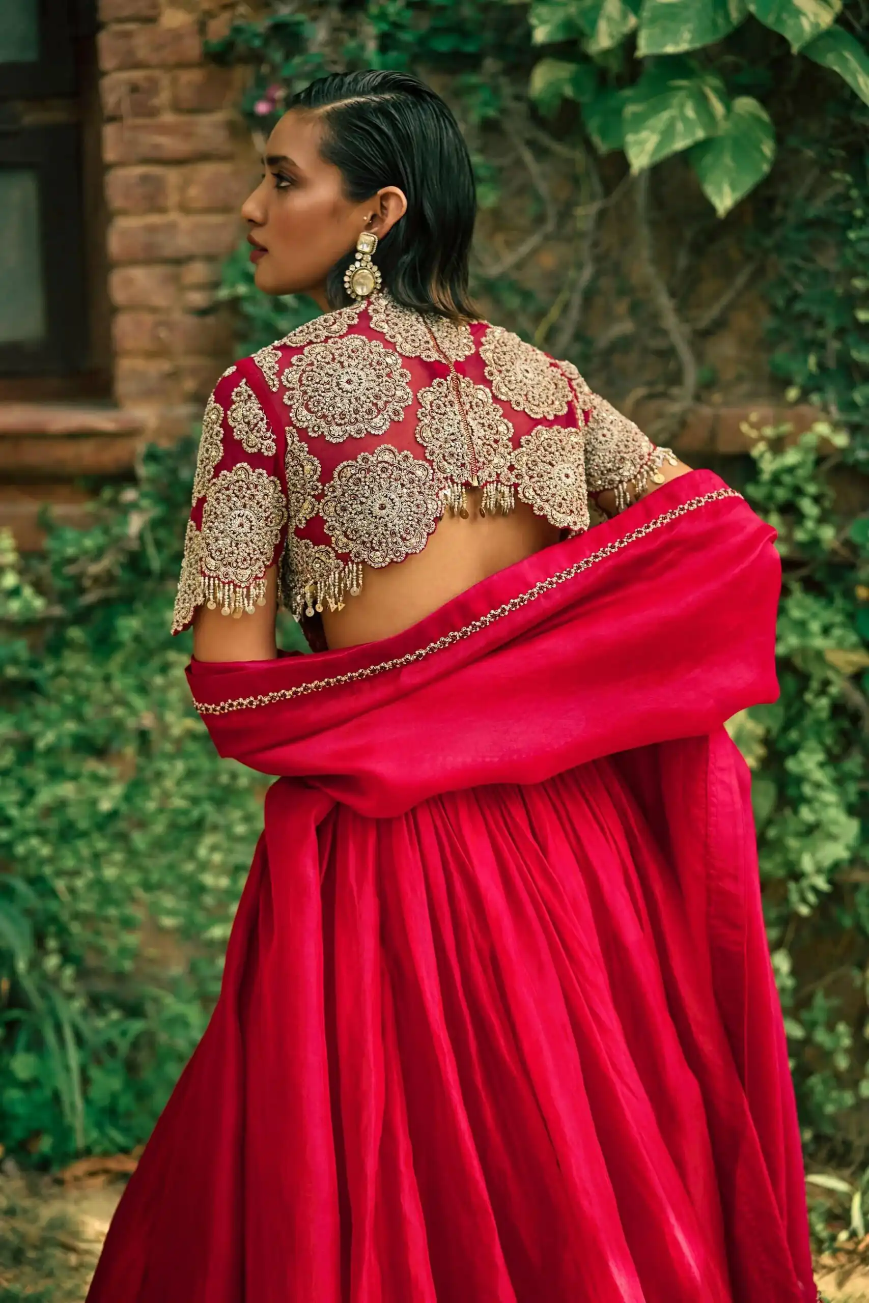 FB L373 Red Color Classic Roman Silk Lehenga Choli with Embroidery Work. Available at ₹3049 only. Delivery 4-6 Working Days. Shop now. | Bollywood Lehenga, Creative Lehenga, Designer Lehenga, Embroidered Lehenga, Lehenga, Party Wear Lehenga